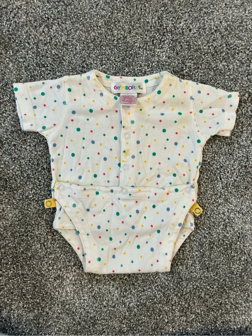 Vintage Gymboree rainbow tag onesie Pack